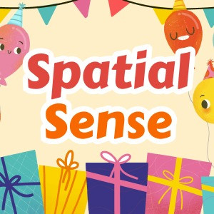 Online Lesson - Spatial Sense - Spatial position of objects for kids.